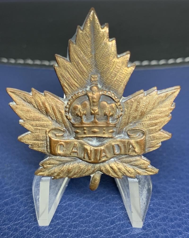 Canadian Expeditionary Force - General List cap badge - Solid back type