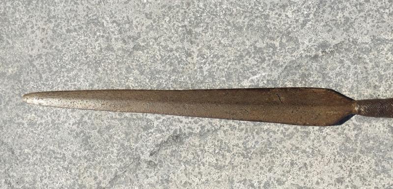 Large 37cm blade Zulu War iklwa spear assegai