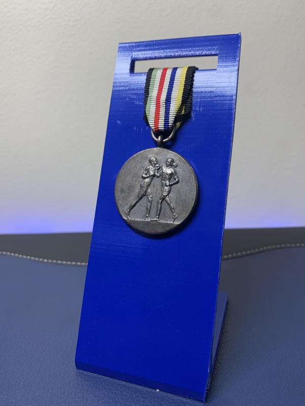 Army boxing medal  5th CDN. ARMD. DIV. Bantamweight Runner-Up 1943